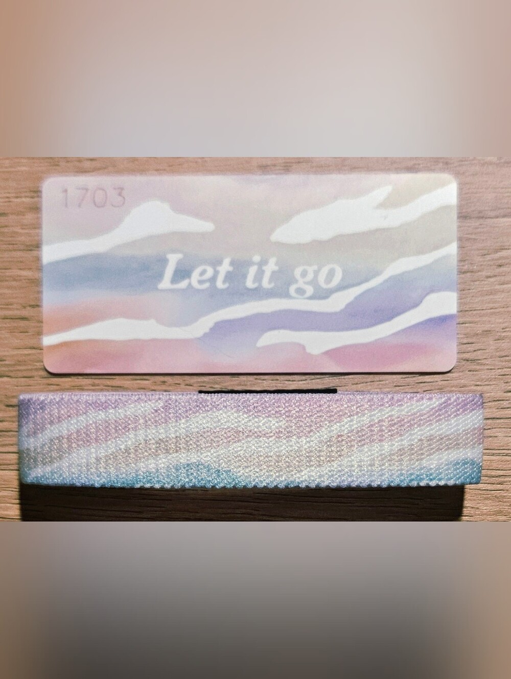 ZOX "LET IT GO" #1703 NEW MED UNRELEASED RARE Interactive Collectible Wristband